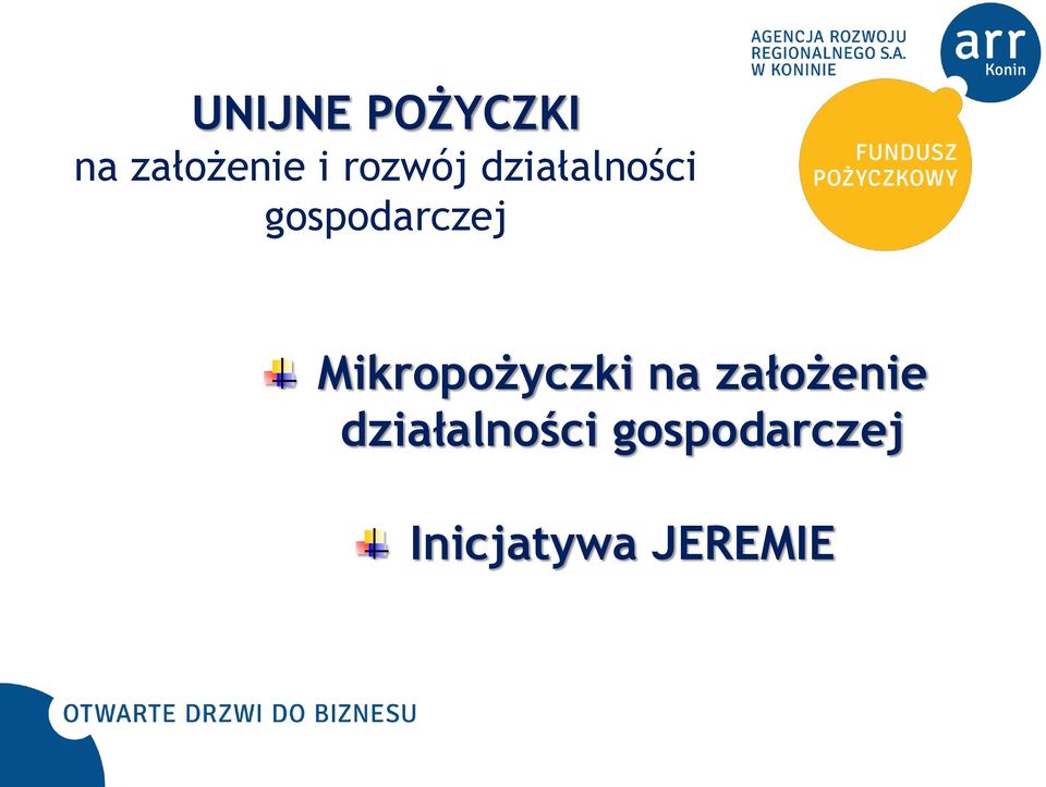 Mikropożyczki na założenie