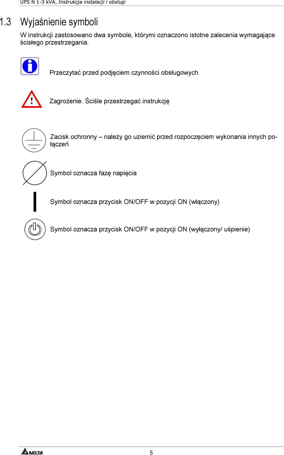 Ściśle przestrzegać instrukcję Zacisk ochronny należy go uziemić przed rozpoczęciem wykonania innych połączeń