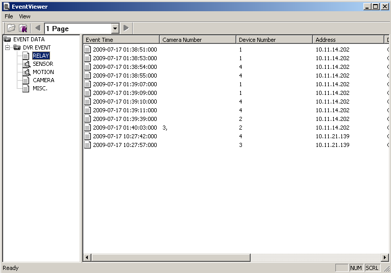 OVUS DVR ET - User s manual ver. 2.2 Event_Viewer - OVUS DVR ET LOGS MA AGEME T 8.