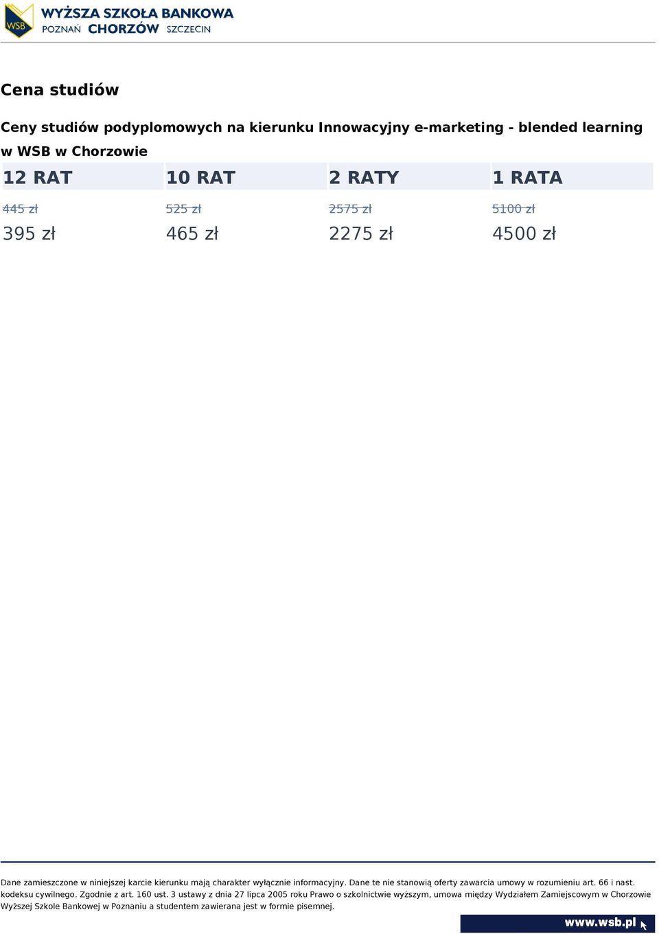 learning w WSB w Chorzowie 12 RAT 10 RAT 2 RATY 1