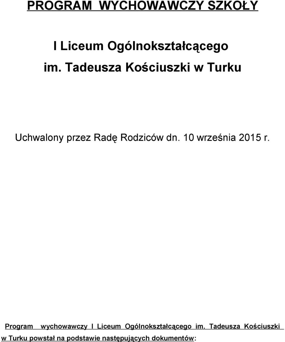 10 września 2015 r.