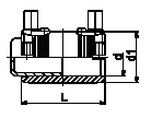 25 32 40 50 63 75 90 110 125 160 180 68mm 72mm 80mm 88mm 96mm 110mm 125mm 145mm 158mm 197mm 220mm adaptor PE/mosiądz (bez mufy elektrooporowej) PE100 SDR11 25-3/4 32-1 32-1 ½ 40-1 40-1 ¼ 40-1 ½