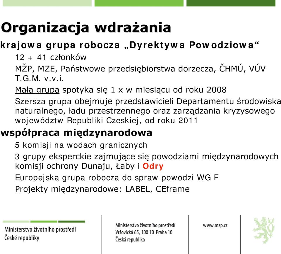 krajowa grupa robocza Dyrektywa Powodzio