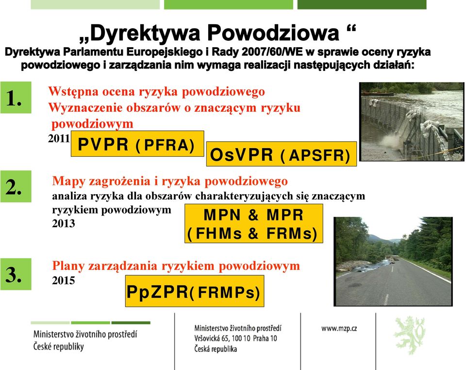 powodziowym 2011 Mapy zagrożenia i ryzyka powodziowego analiza ryzyka dla obszarów