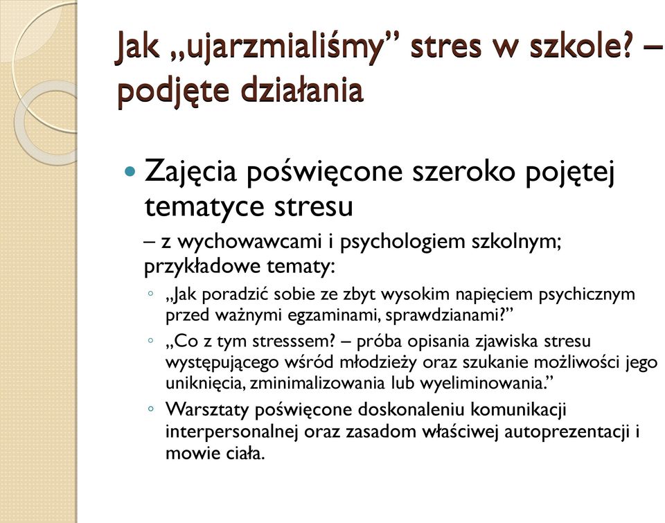 poradzić sobie ze zbyt wysokim napięciem psychicznym przed ważnymi egzaminami, sprawdzianami? Co z tym stresssem?