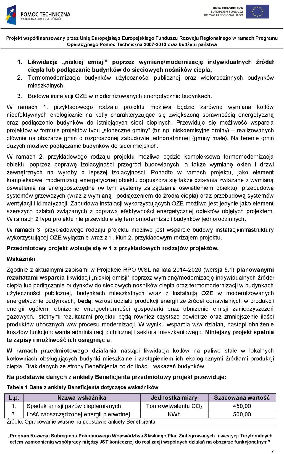 przykładowego rodzaju projektu możliwa będzie zarówno wymiana kotłów nieefektywnych ekologicznie na kotły charakteryzujące się zwiększoną sprawnością energetyczną oraz podłączenie budynków do