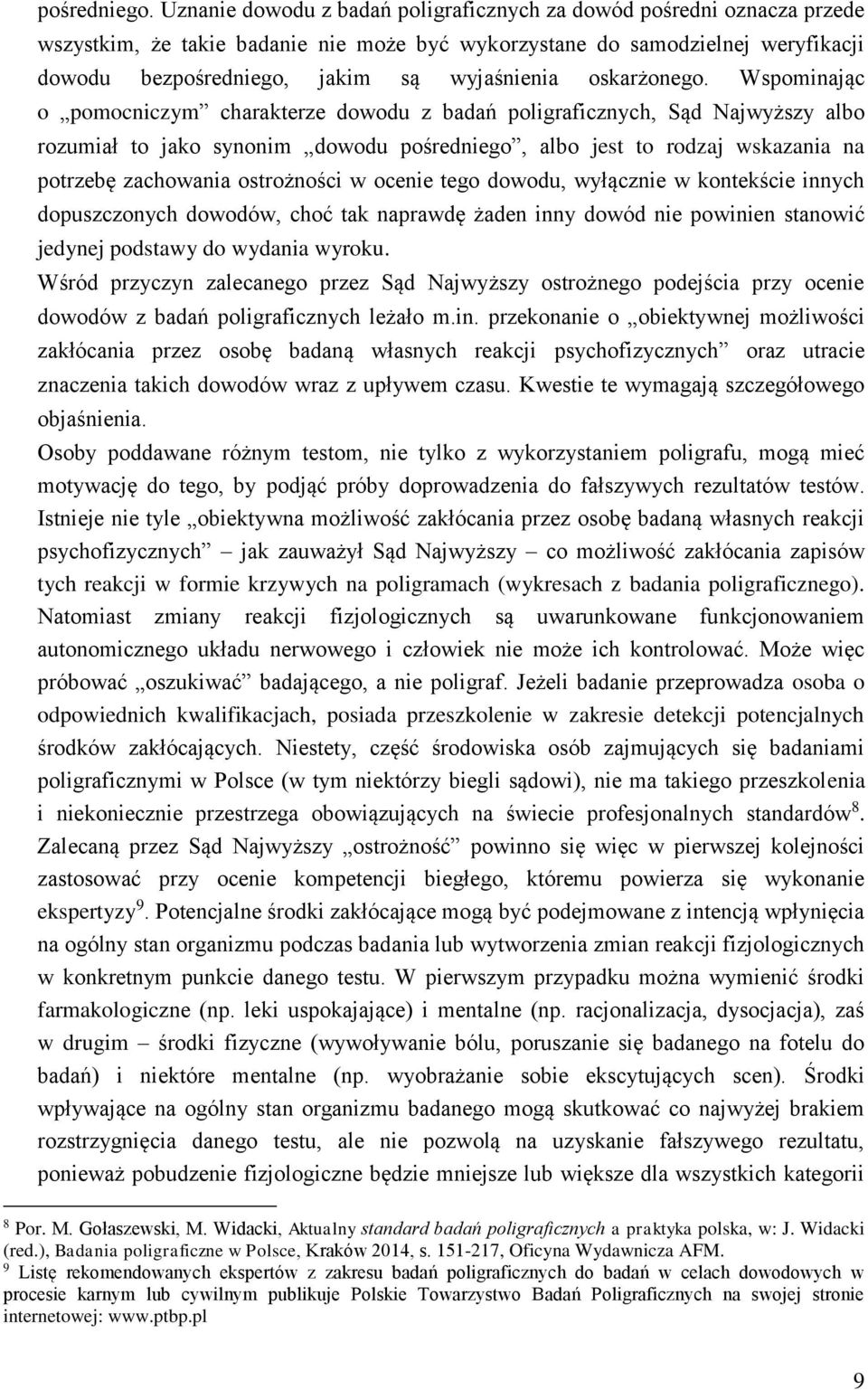 oskarżonego.