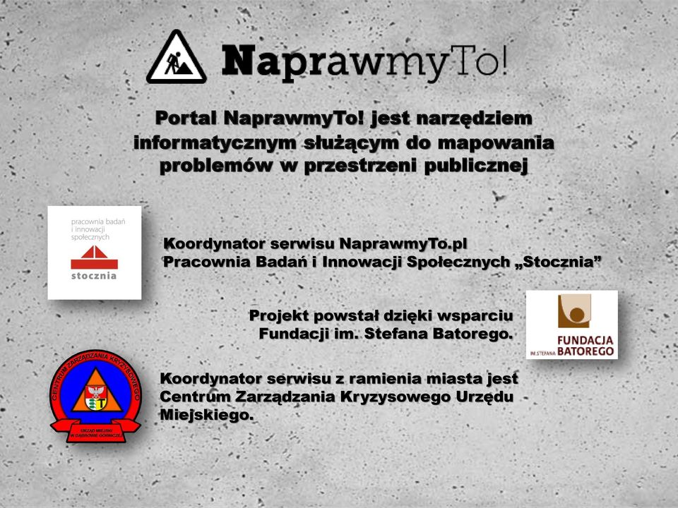 publicznej Koordynator serwisu NaprawmyTo.