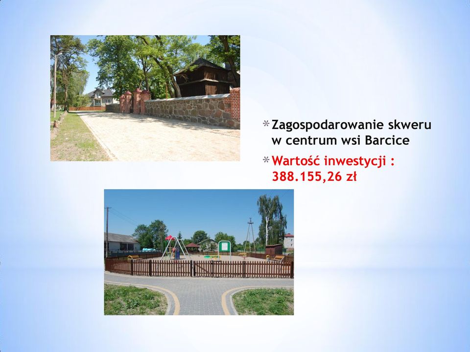 Barcice * Wartość