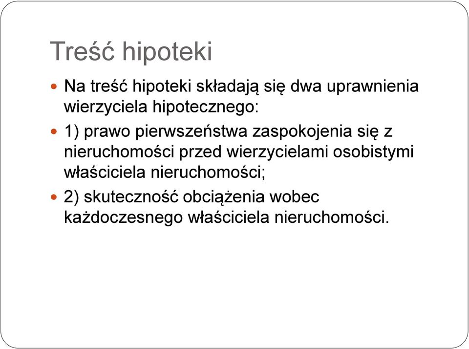 nieruchomości przed wierzycielami osobistymi właściciela