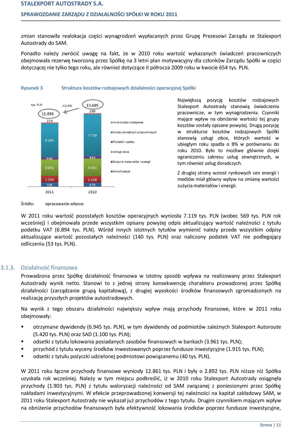 części dotyczącej nie tylko tego roku, ale również dotyczące II półrocza 2009 roku w kwocie 654 tys. PLN.