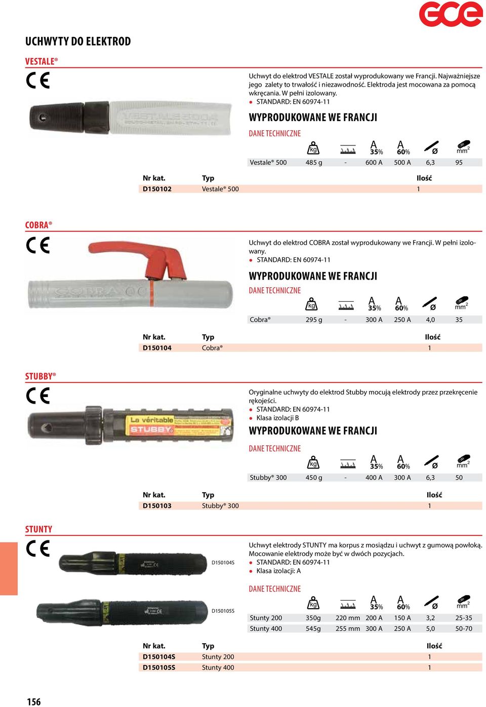 STNDRD: EN 60974-11 WYPRODUKOWNE WE FRNCJI CO 2 CO 2 Mix CO 2 Mix CO 2 DNE TECHNICZNE 100% 100% 100% C Ø mm 2 1 2 Ø mm 2 C C 1 2 3 C 100% COVestale 500 485 g - 600 500 6,3 95 2 2 2 COMix 2 Mix CO 2