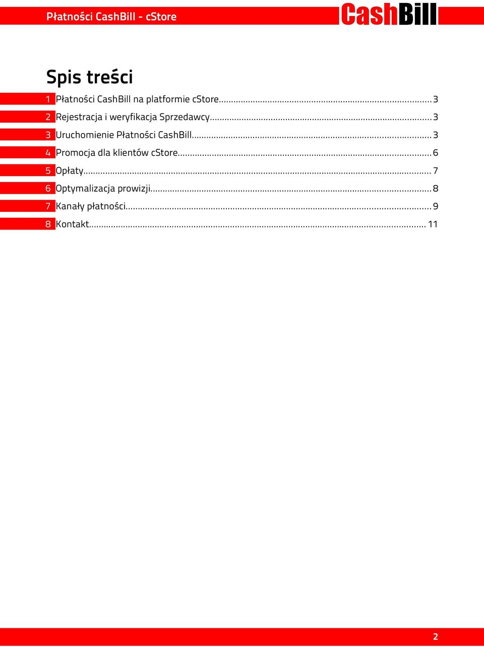 .. 3 3 Uruchomienie Płatności CashBill.