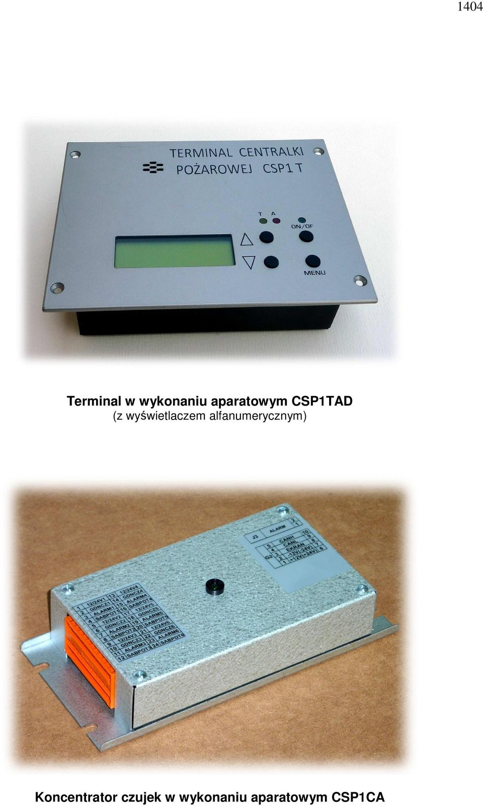 wyświetlaczem alfanumerycznym)