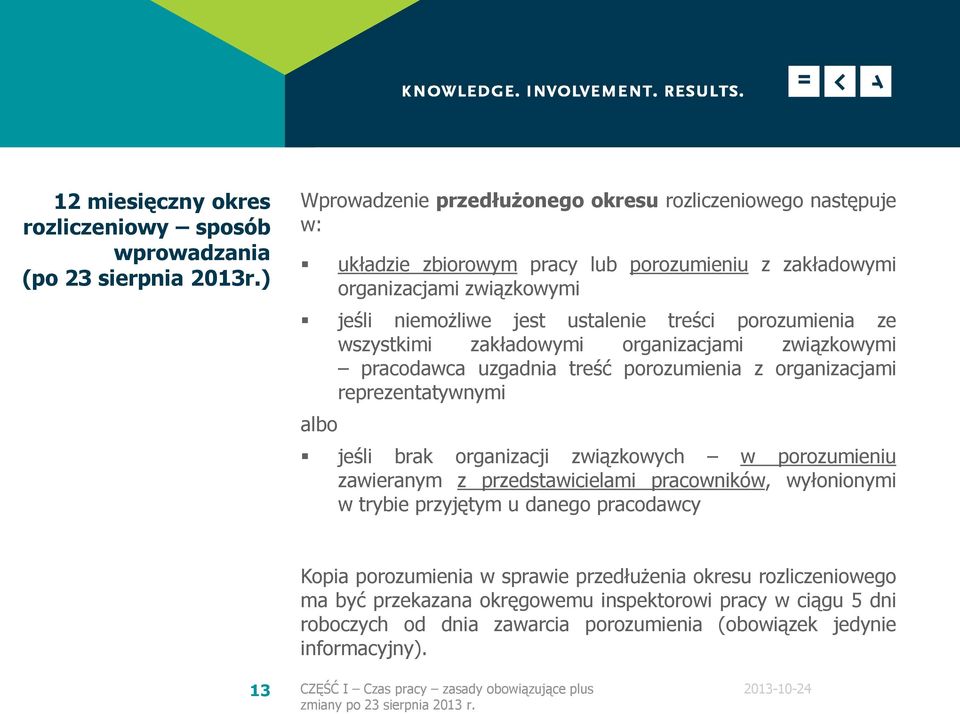 ze wszystkimi zakładowymi organizacjami związkowymi pracodawca uzgadnia treść porozumienia z organizacjami reprezentatywnymi albo jeśli brak organizacji związkowych w porozumieniu zawieranym z