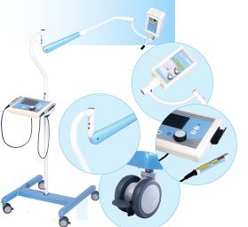 Prysznicowy aplikator laserowy typu CL1800 Terapus 2 micro Terapus 2 micro power Terapus 2 Terapus 2 power Terapus 2 scan Polaris 2, Etius ULM, Etius LM Aplikator posiada 5 źródeł światła czerwonego