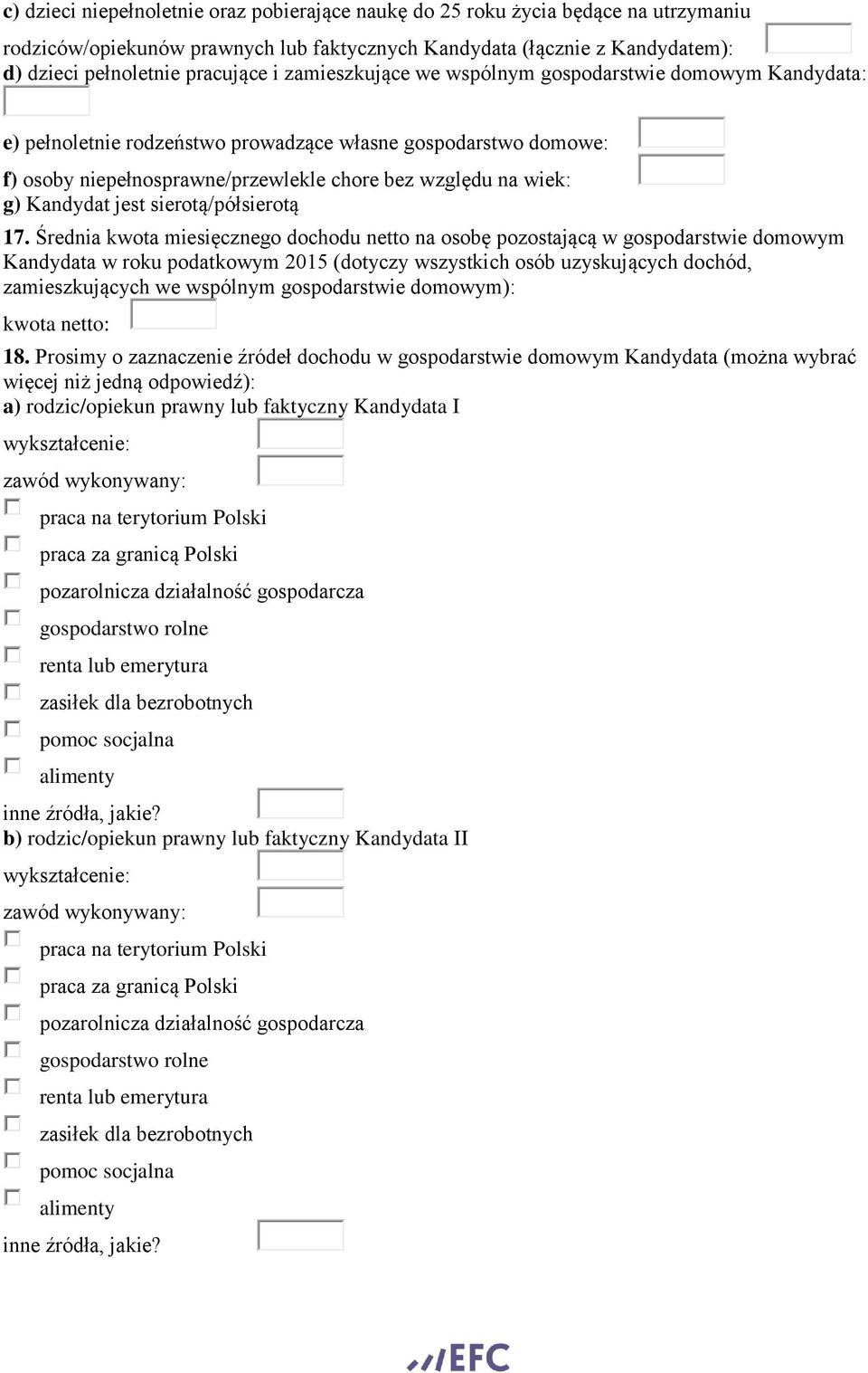 jest sierotą/półsierotą 17.