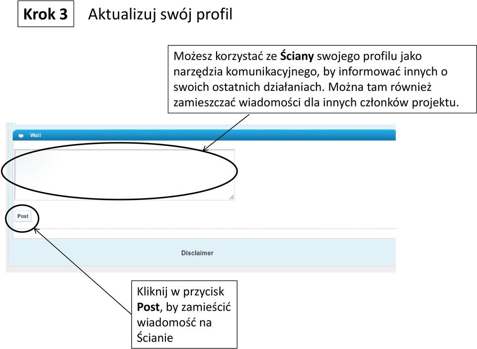 ostatnich działaniach.