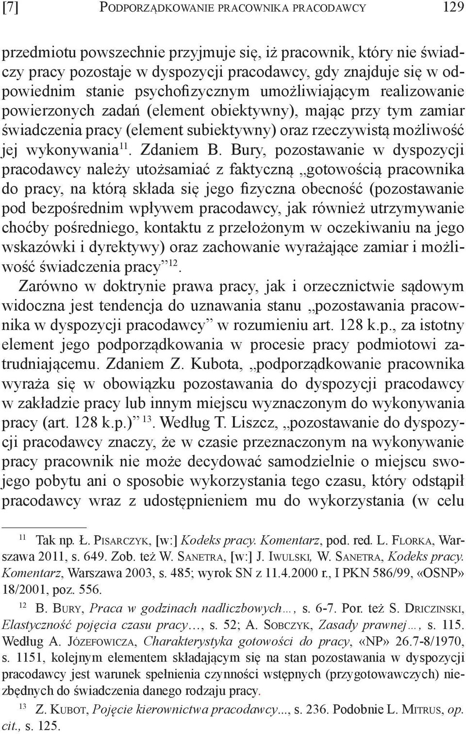 Zdaniem B.