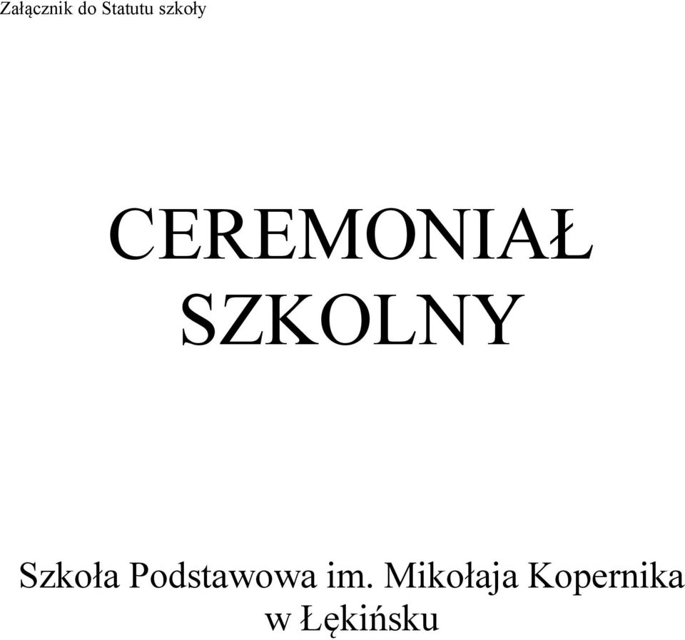 SZKOLNY Szkoła