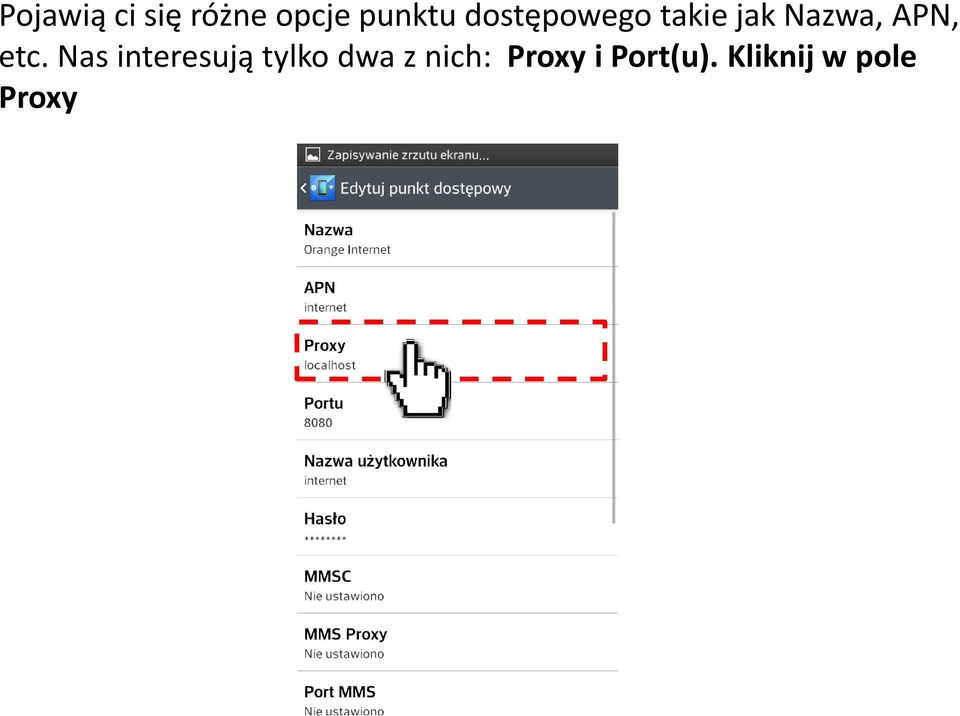 etc. Nas interesują tylko dwa z