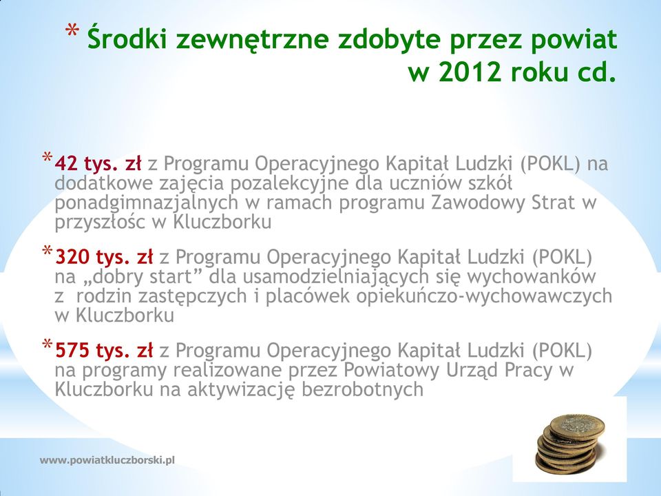 Zawodowy Strat w przyszłośc w Kluczborku *320 tys.