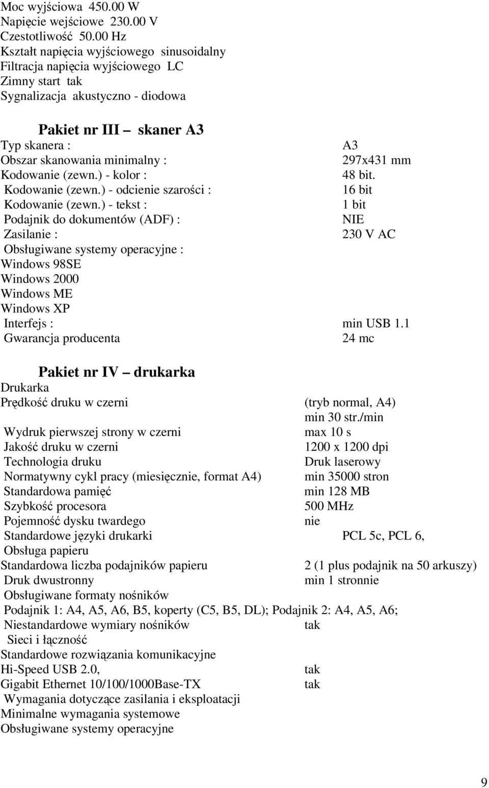 Kodowanie (zewn.) - kolor : Kodowanie (zewn.) - odcienie szaroci : Kodowanie (zewn.