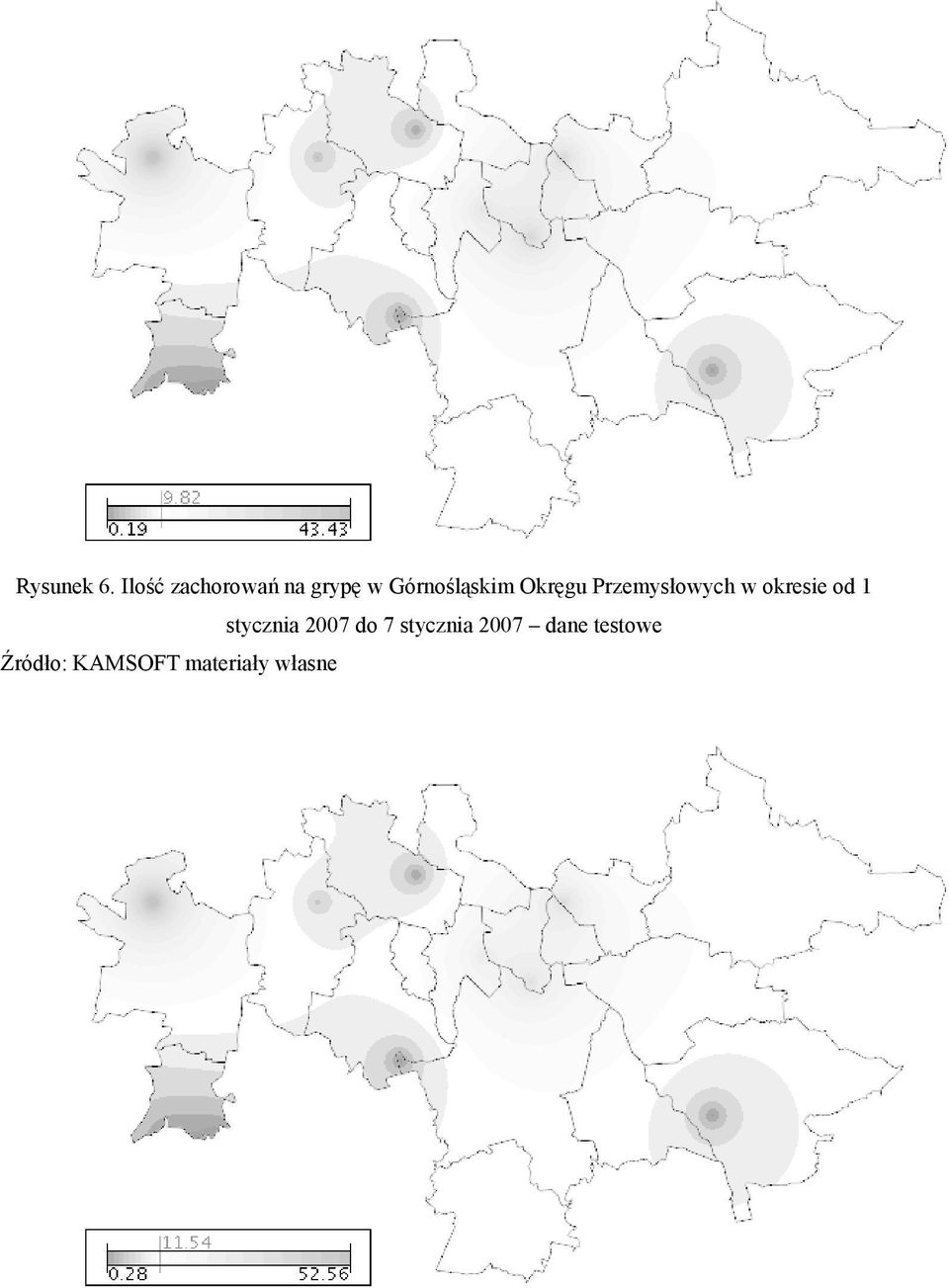 Okręgu Przemysłowych w okresie od 1