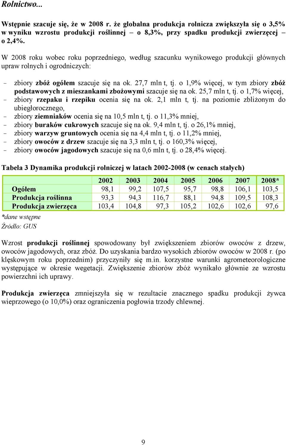 o 1,9% więcej, w tym zbiory zbóż podstawowych z mieszankami zbożowymi szacuje się na ok. 25,7 mln t, tj. o 1,7% więcej, - zbiory rzepaku i rzepiku ocenia się na ok. 2,1 mln t, tj.