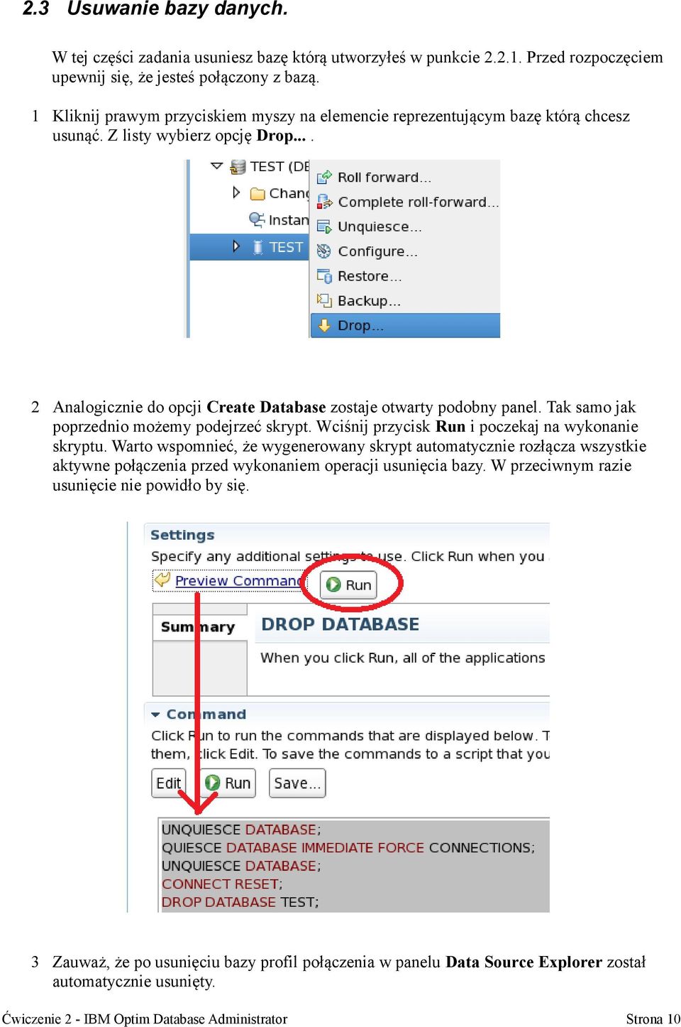 Tak samo jak poprzednio możemy podejrzeć skrypt. Wciśnij przycisk Run i poczekaj na wykonanie skryptu.