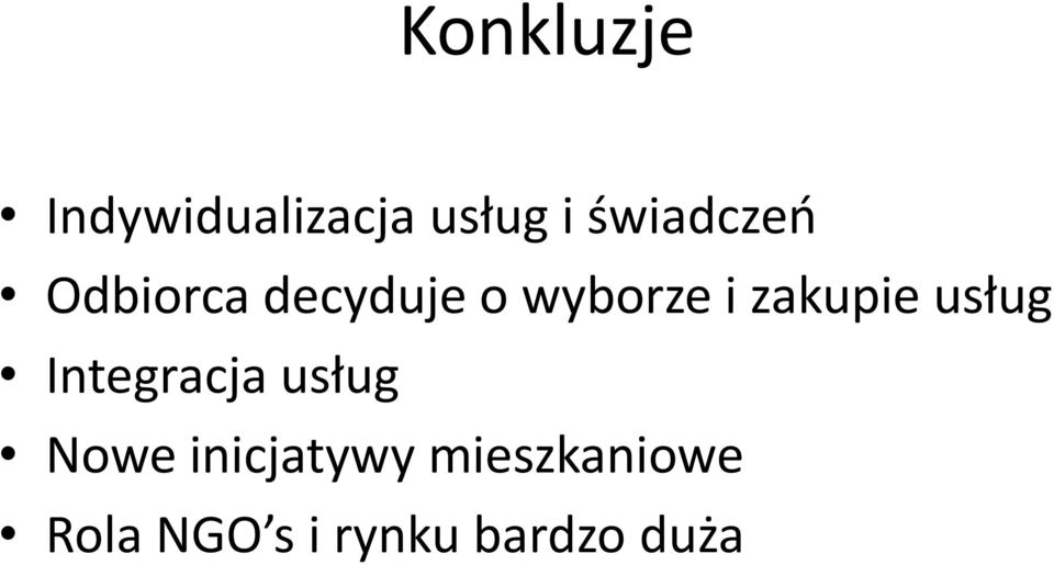 zakupie usług Integracja usług Nowe