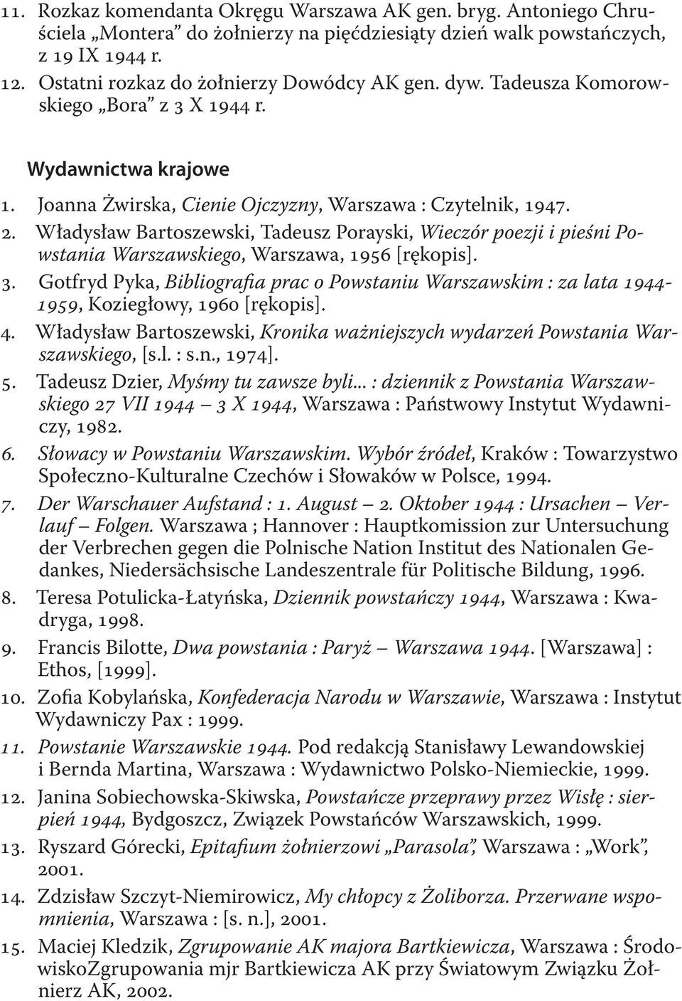 Władysław Bartoszewski, Tadeusz Porayski, Wieczór poezji i pieśni Powstania Warszawskiego, Warszawa, 1956 [rękopis]. 3.