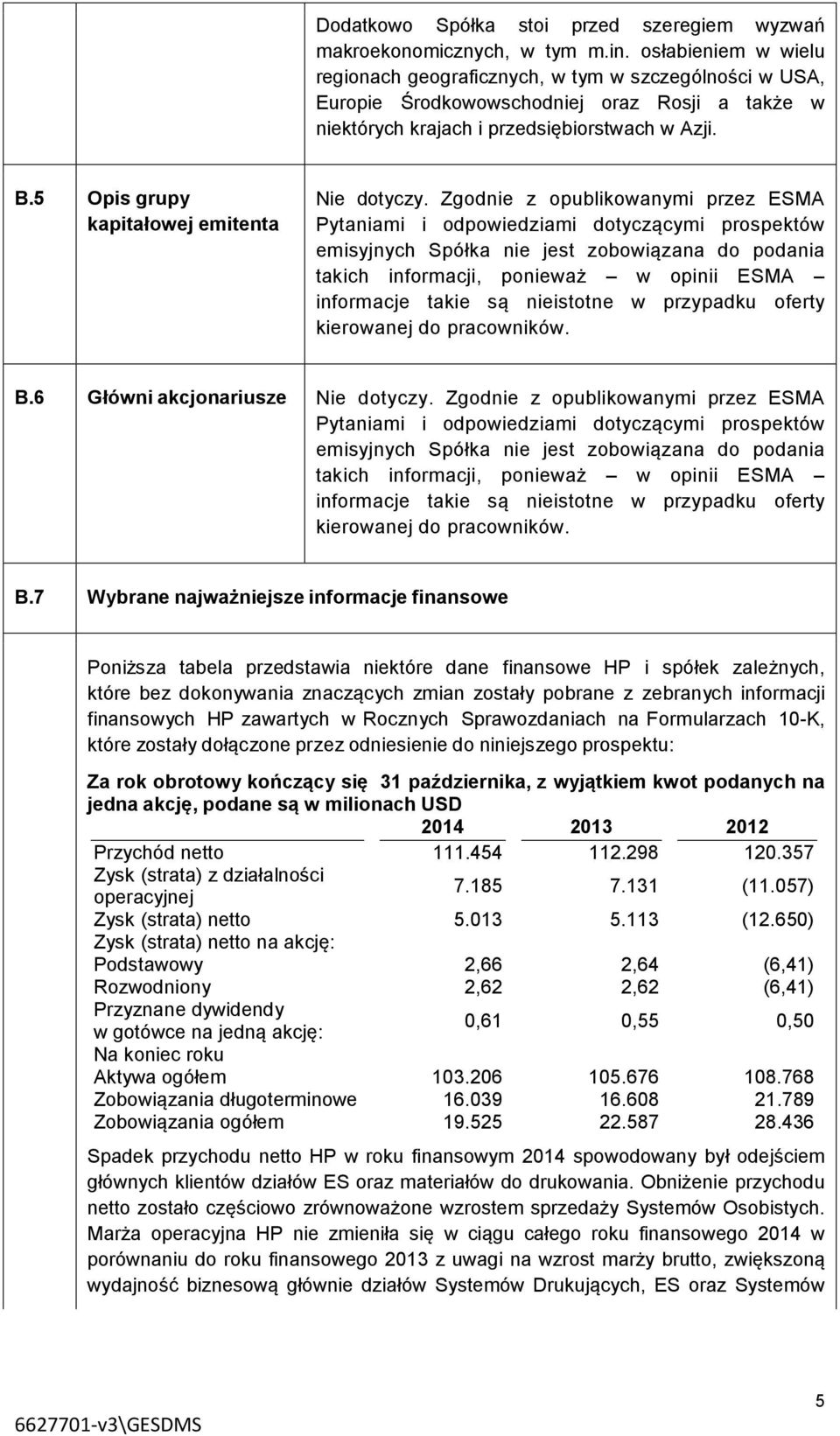 5 Opis grupy kapitałowej emitenta Nie dotyczy.