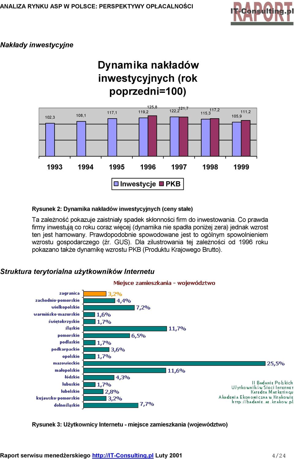 Co prawda firmy inwestują co roku coraz więcej (dynamika nie spadła poniżej zera) jednak wzrost ten jest hamowany. Prawdopodobnie spowodowane jest to ogólnym spowolnieniem wzrostu gospodarczego (źr.