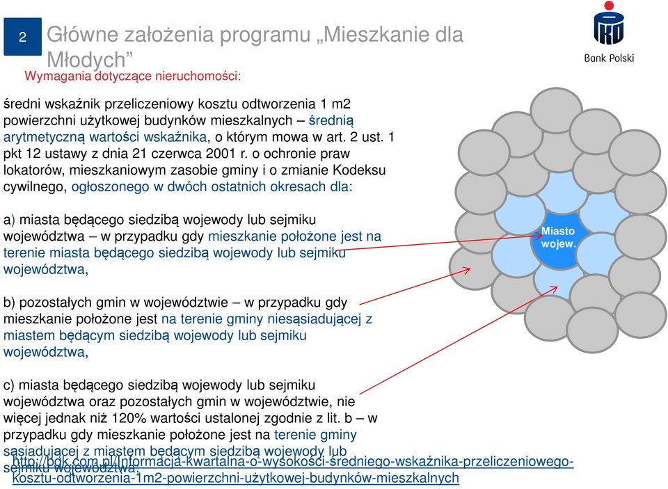 o ochronie praw lokatorów, mieszkaniowym zasobie gminy i o zmianie Kodeksu cywilnego, ogłoszonego w dwóch ostatnich okresach dla: a) miasta będącego siedzibą wojewody lub sejmiku województwa w