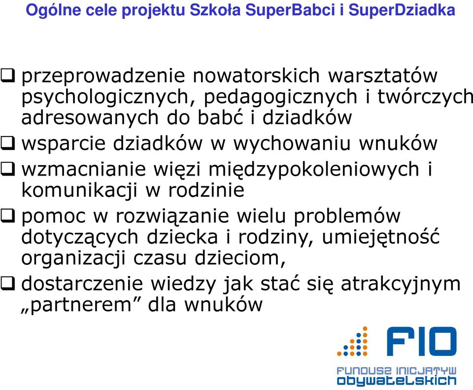 wnuków wzmacnianie więzi międzypokoleniowych i komunikacji w rodzinie pomoc w rozwiązanie wielu problemów