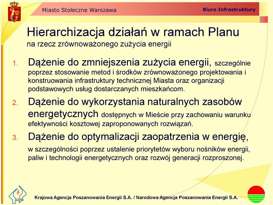 Miasta oraz organizacji podstawowych usług dostarczanych mieszkańcom. 2.