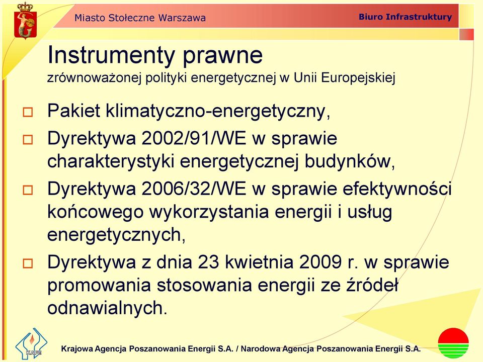 budynków, Dyrektywa 2006/32/WE w sprawie efektywności końcowego wykorzystania energii i usług