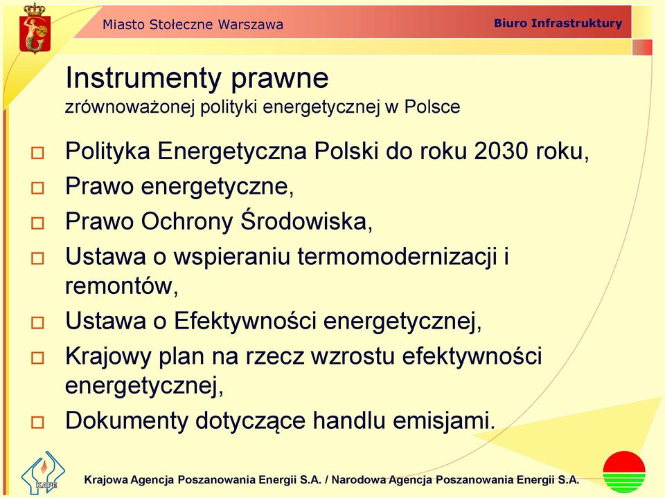 Ustawa o wspieraniu termomodernizacji i remontów, Ustawa o Efektywności