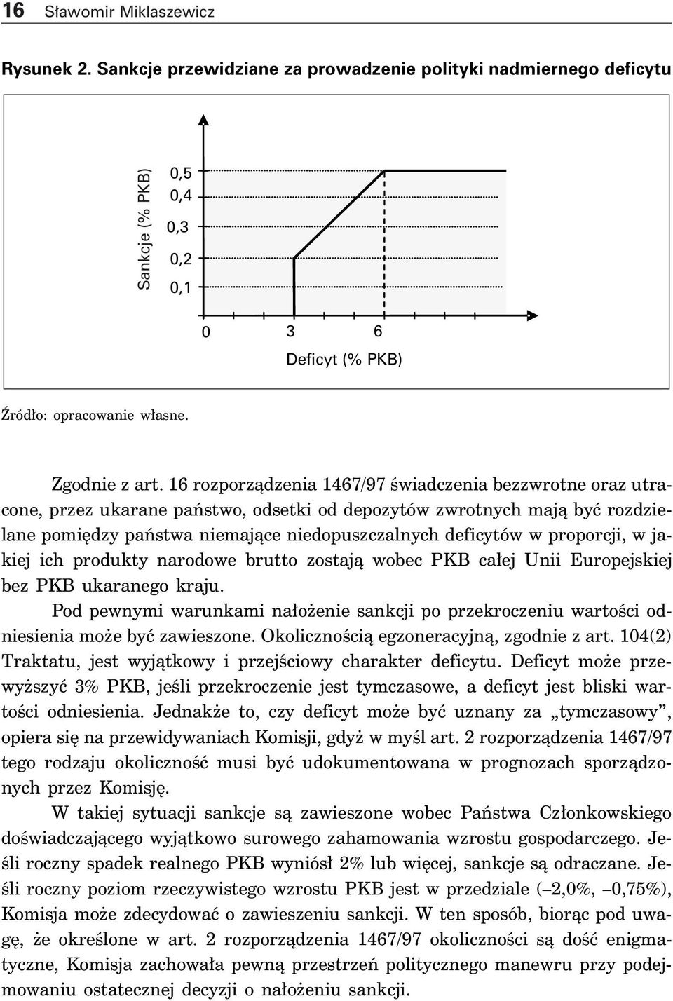 16 rozporzàdzenia 1467/97 Êwiadczenia bezzwrotne oraz utracone, przez ukarane paƒstwo, odsetki od depozytów zwrotnych majà byç rozdzielane pomi dzy paƒstwa niemajàce niedopuszczalnych deficytów w