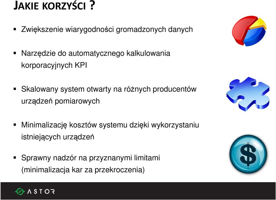 kalkulowania korporacyjnych KPI Skalowany system otwarty na różnych producentów