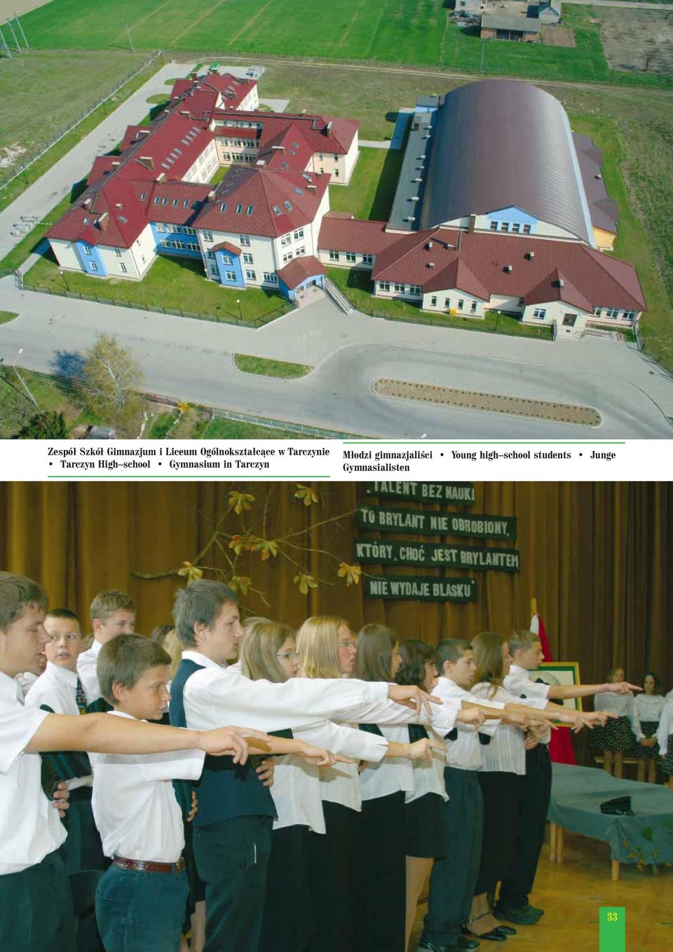 school Gymnasium in Tarczyn Młodzi