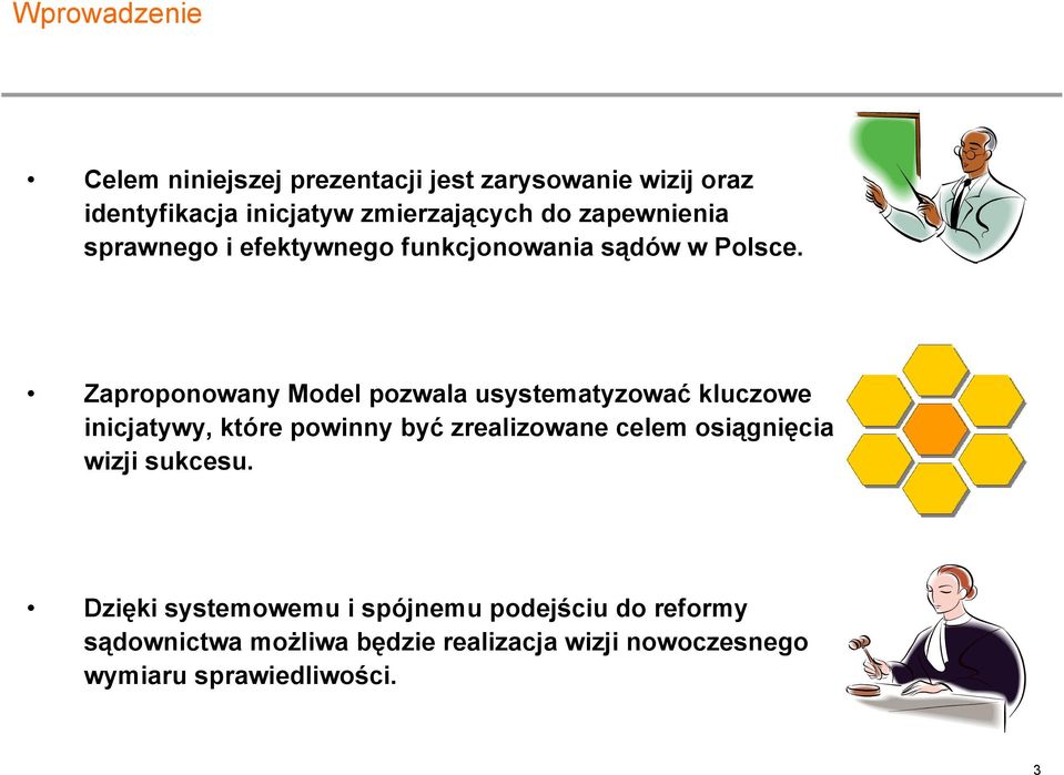 Zaproponowany Model pozwala usystematyzować kluczowe inicjatywy, które powinny być zrealizowane celem