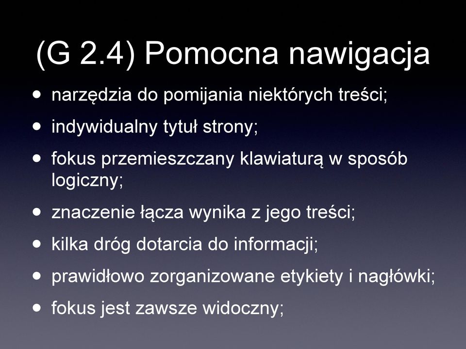 logiczny; znaczenie łącza wynika z jego treści; kilka dróg dotarcia do