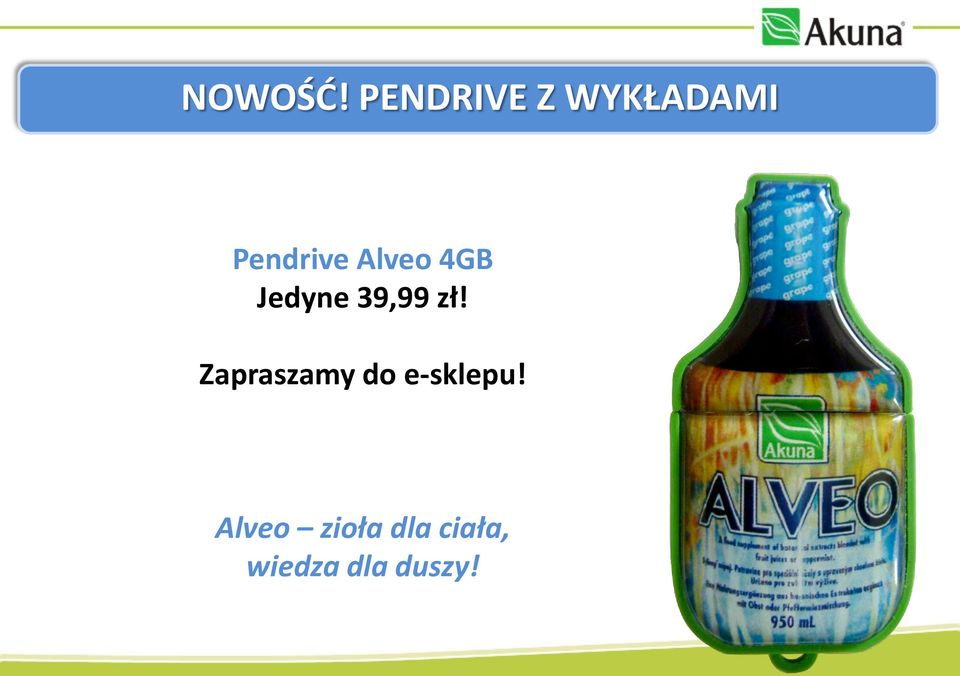 Alveo 4GB Jedyne 39,99 zł!