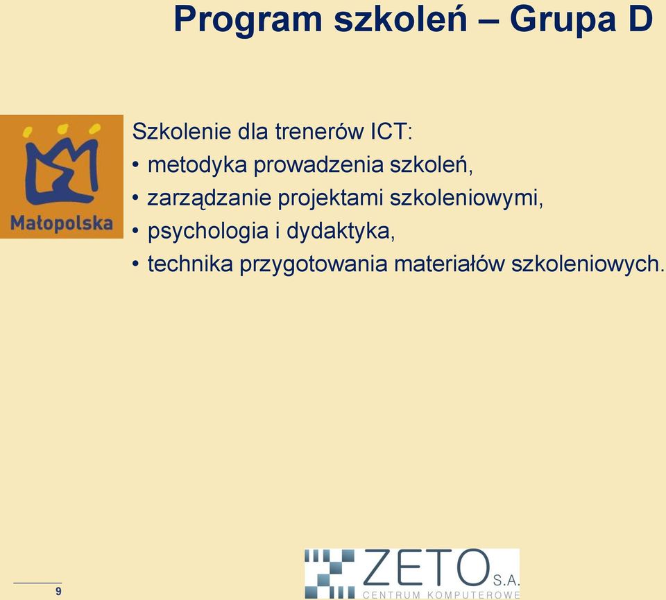 projektami szkoleniowymi, psychologia i