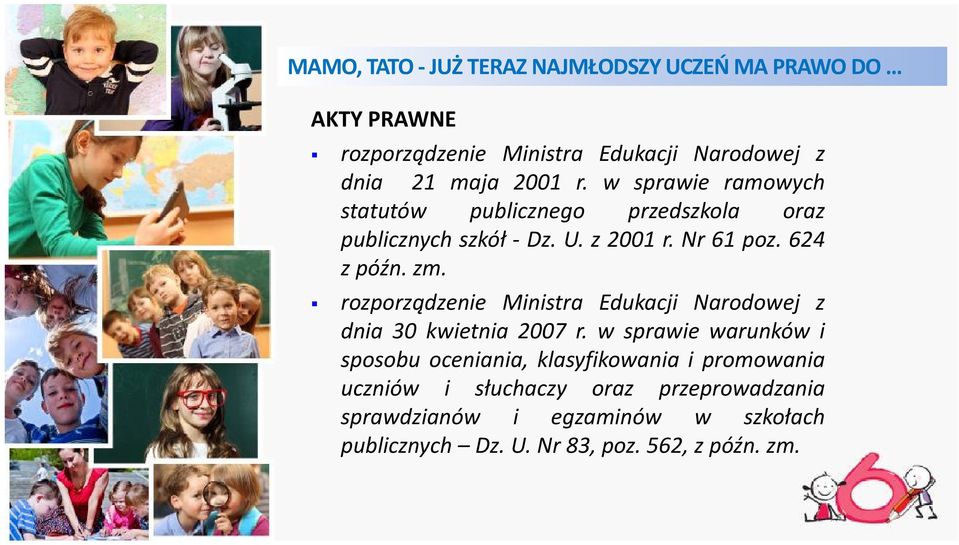 rozporządzenie Ministra Edukacji Narodowej z dnia 30 kwietnia 2007 r.