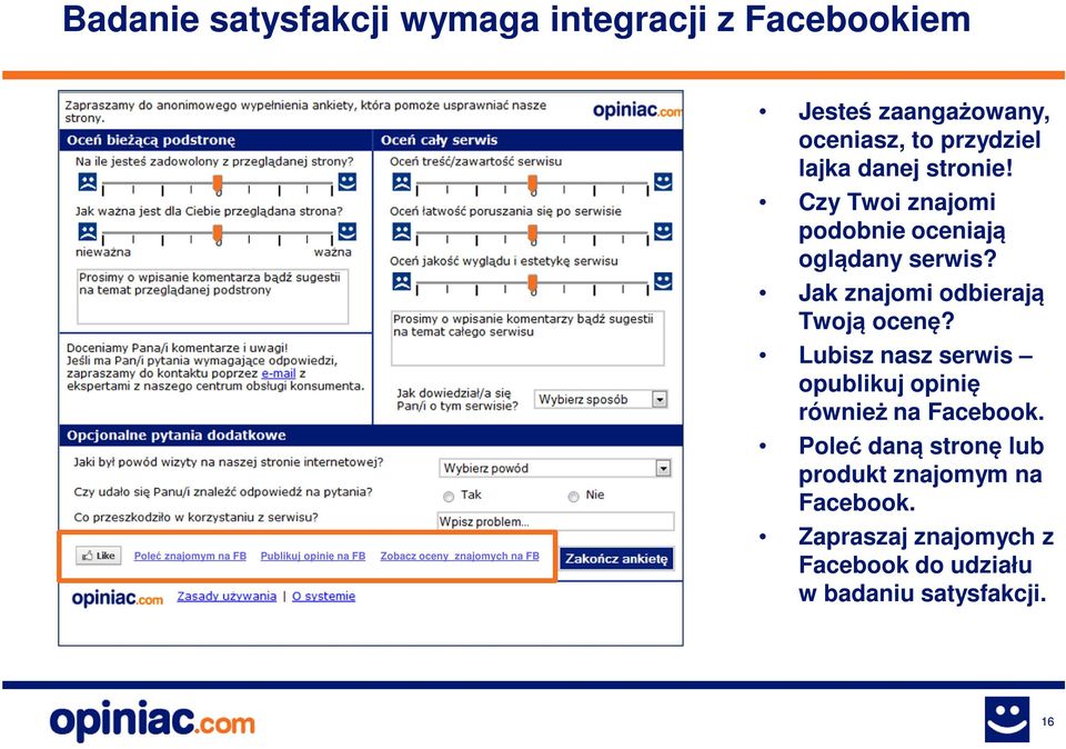 Lubisz nasz serwis opublikuj opinię również na Facebook. Poleć daną stronę lub produkt znajomym na Facebook.