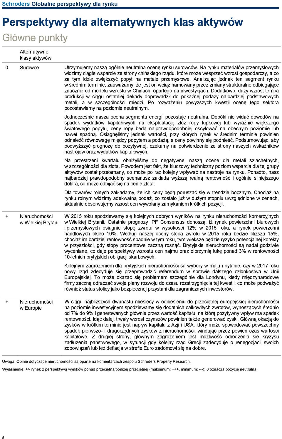 Analizując jednak ten segment rynku w średnim terminie, zauważamy, że jest on wciąż hamowany przez zmiany strukturalne odbiegające znacznie od modelu wzrostu w Chinach, opartego na inwestycjach.