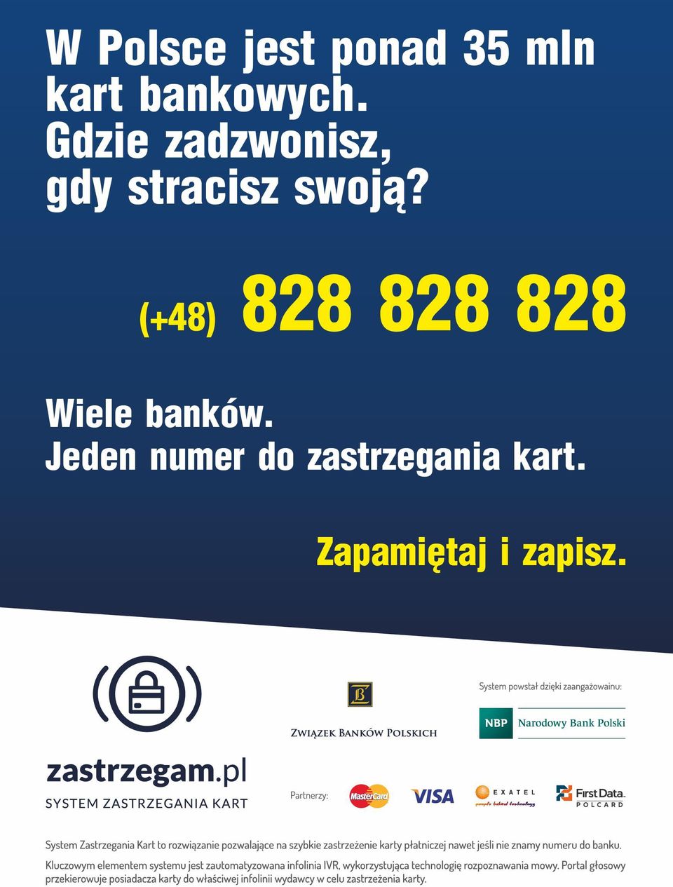 W Polsce jest ponad 35 mln kart bankowych.